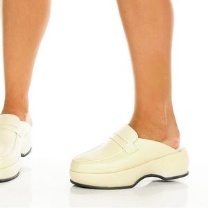 Free People Winston platform loafer mule 36/6